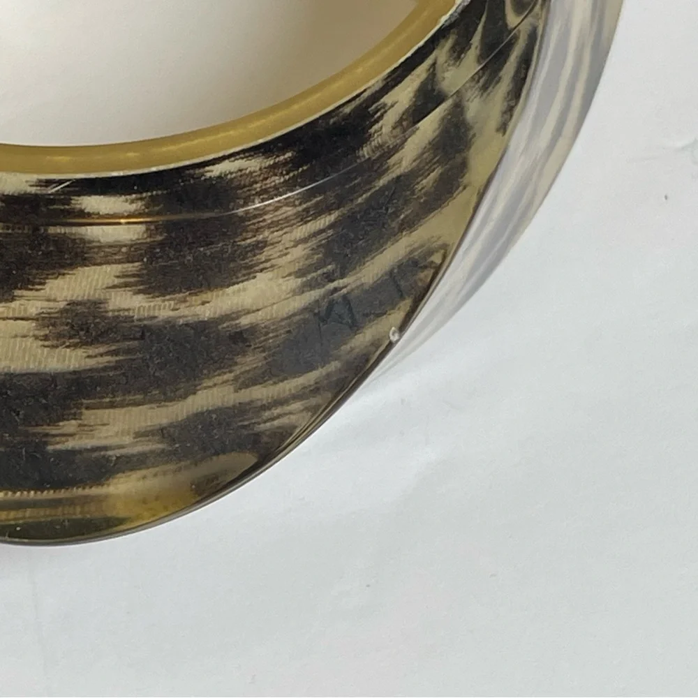 KATE SPADE IKAT RESIN POP ART LEOPARD BANGLE CUFF - Picture 8 of 13